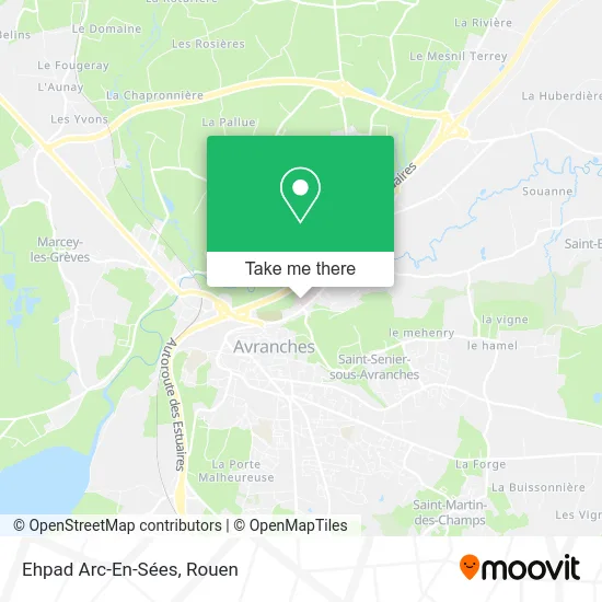 Ehpad Arc-En-Sées map