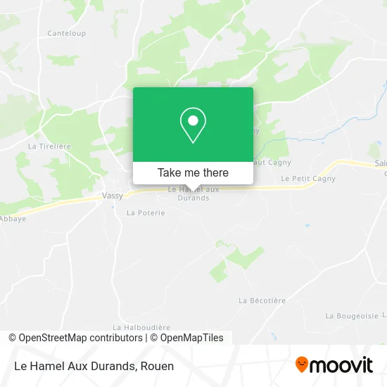 Le Hamel Aux Durands map