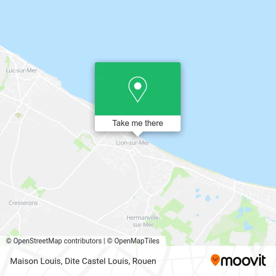 Maison Louis, Dite Castel Louis map