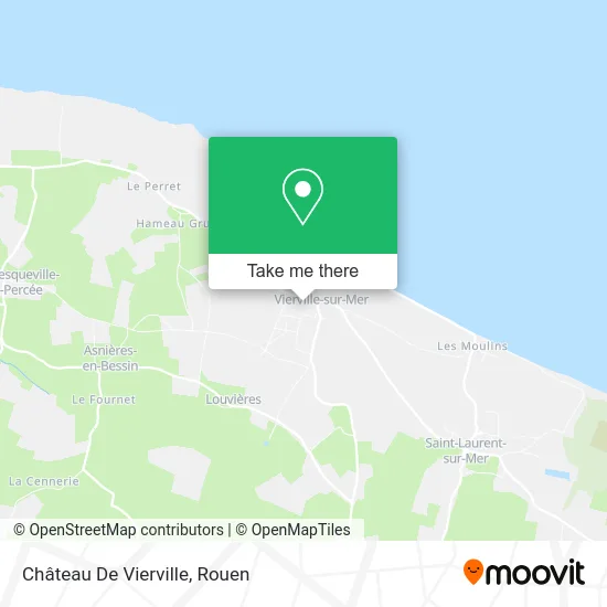 Château De Vierville map