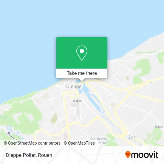 Dieppe Pollet map