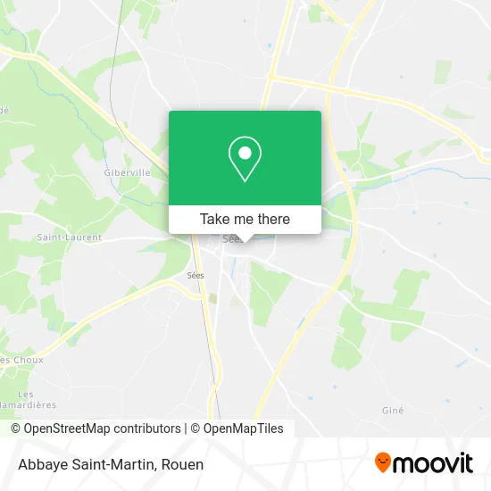 Abbaye Saint-Martin map