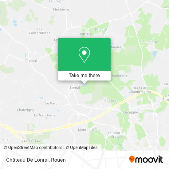 Château De Lonrai map