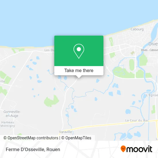 Ferme D'Osseville map