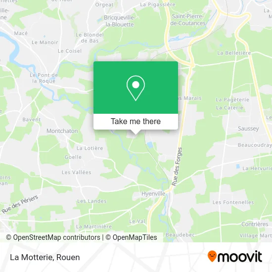 La Motterie map