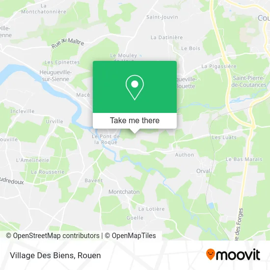 Village Des Biens map
