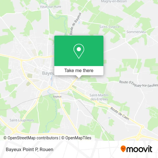 Bayeux Point P map