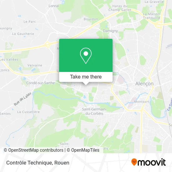 Contrôle Technique map