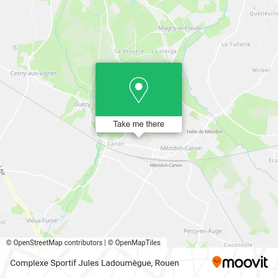 Complexe Sportif Jules Ladoumègue map