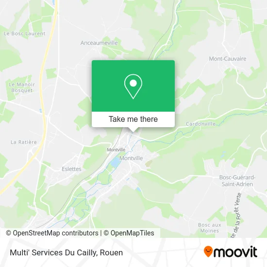 Multi' Services Du Cailly map