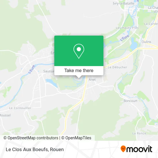 Le Clos Aux Boeufs map