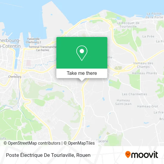Poste Électrique De Tourlaville map