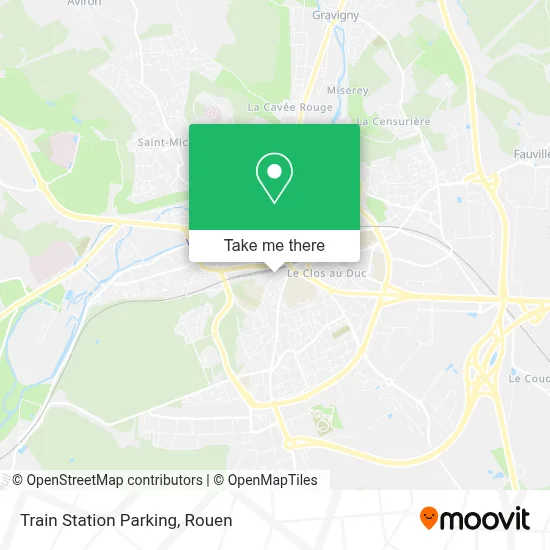 Parking De La Gare map