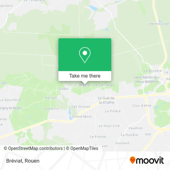 Bréviat map