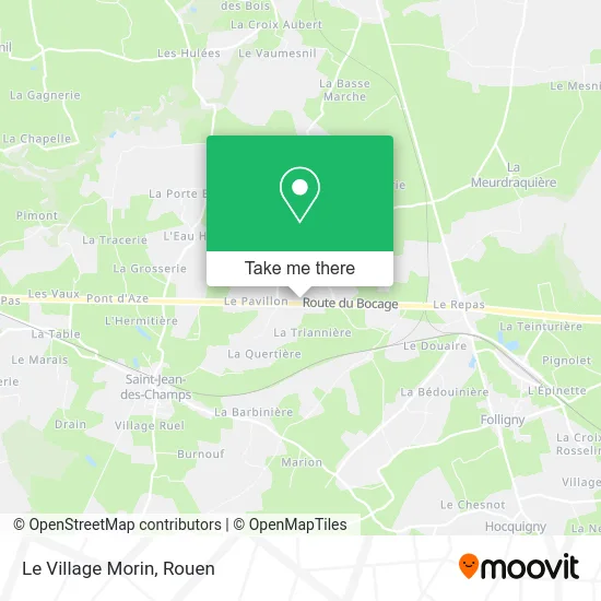 Le Village Morin map