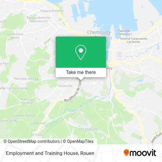 Maison De L'Emploi Et De La Formation map