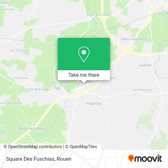 Square Des Fuschias map