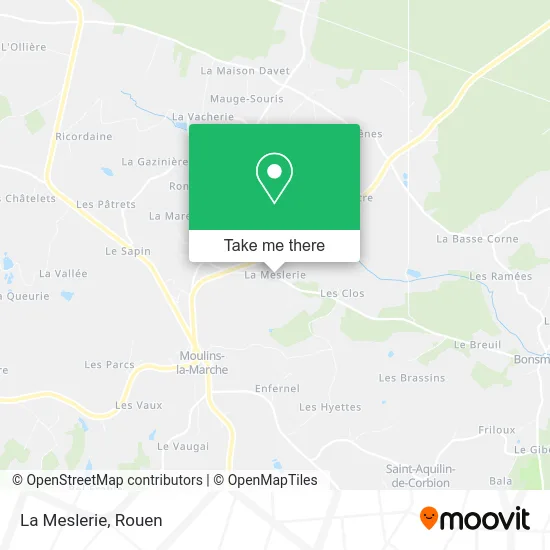 La Meslerie map