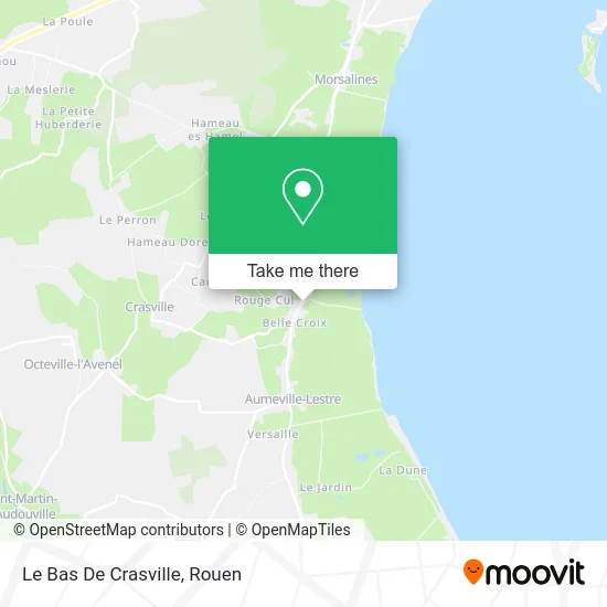 Le Bas De Crasville map