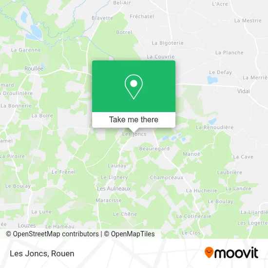 Mapa Les Joncs