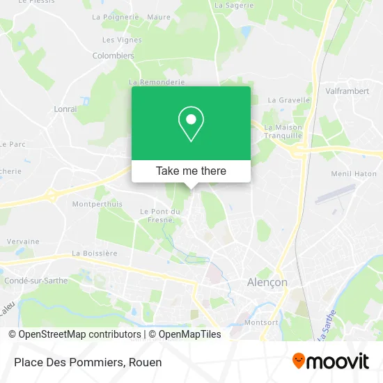 Place Des Pommiers map