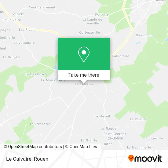 Le Calvaire map