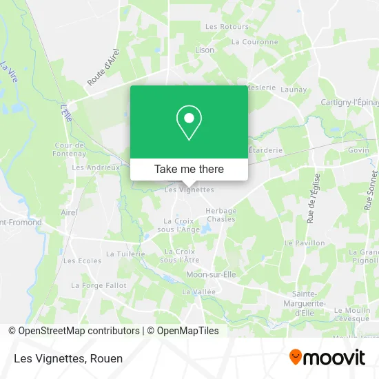 Les Vignettes map