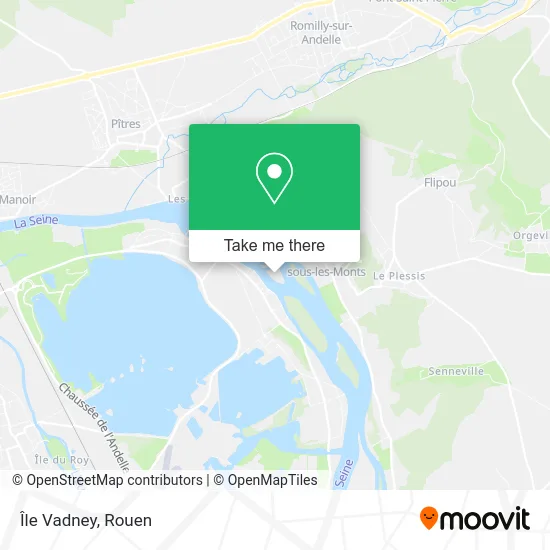 Île Vadney map