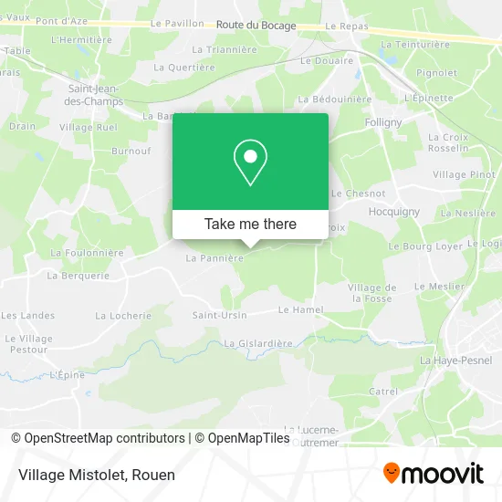 Village Mistolet map