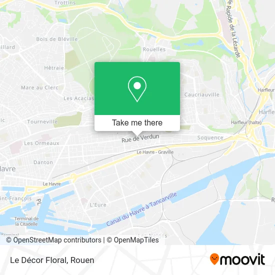 Le Décor Floral map