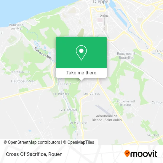 Cross Of Sacrifice map