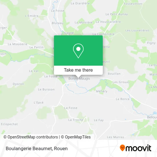 Boulangerie Beaumet map