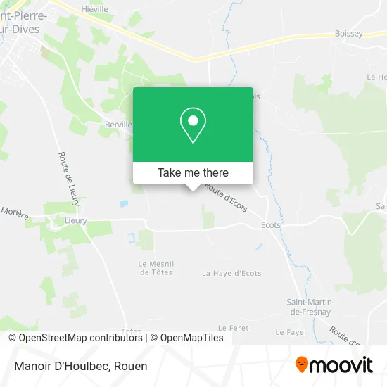 Manoir D'Houlbec map