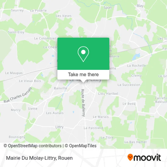 Mairie Du Molay-Littry map
