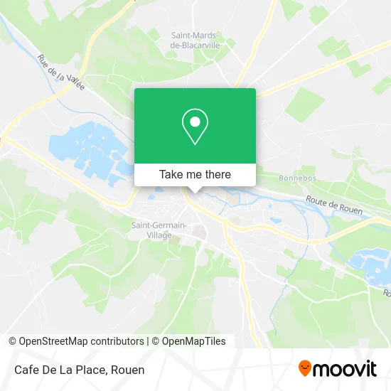 Café De La Place map