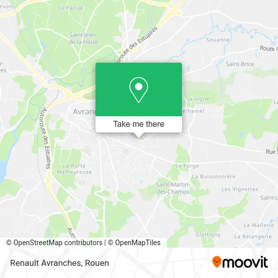 Renault Avranches map