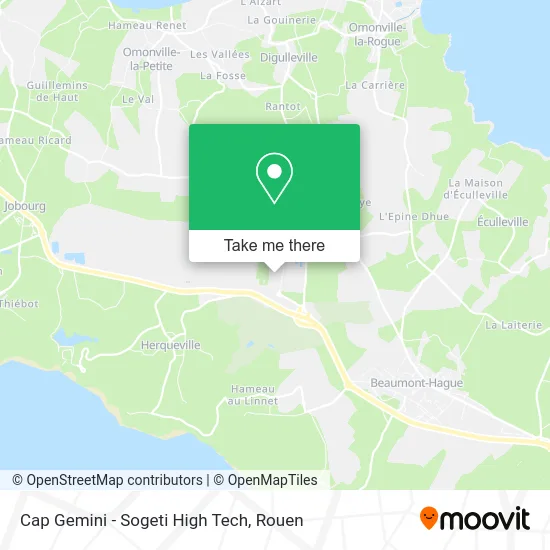 Cap Gemini - Sogeti High Tech map