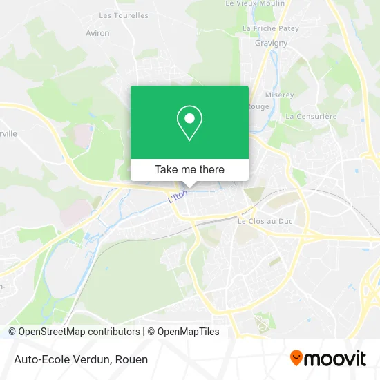 Auto-Ecole Verdun map