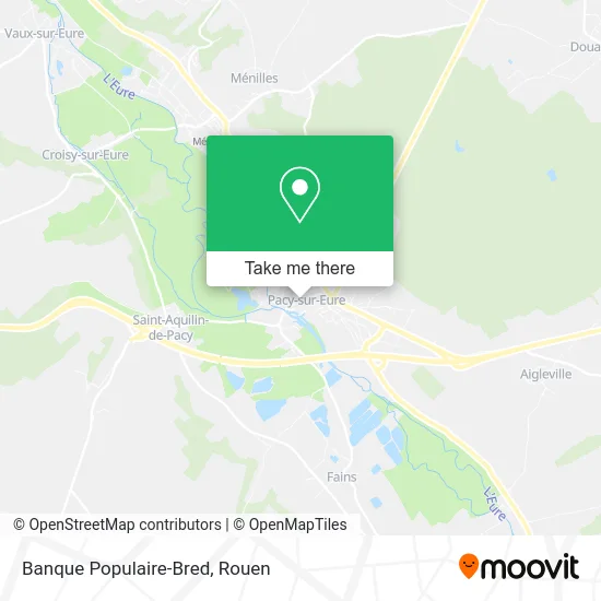 Banque Populaire-Bred map