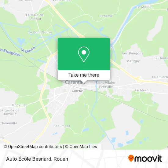 Auto-École Besnard map