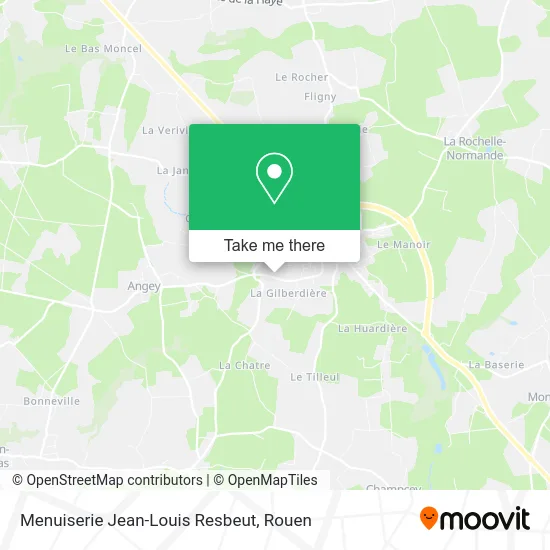 Menuiserie Jean-Louis Resbeut map