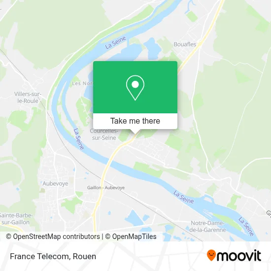 France Télécom map
