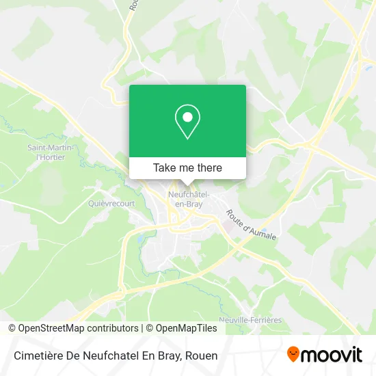 Cimetière De Neufchatel En Bray map