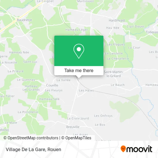 Village De La Gare map