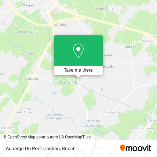 Auberge Du Pont Cochon map