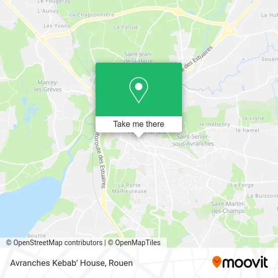 Avranches Kebab’ House map