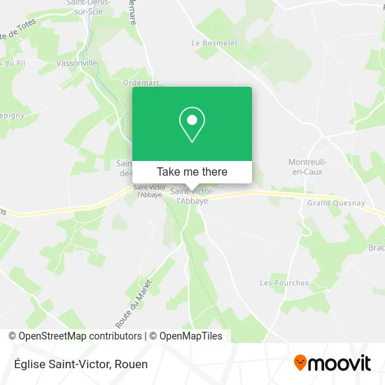 Église Saint-Victor map