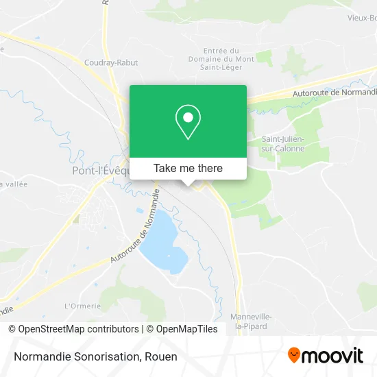Normandie Sonorisation map