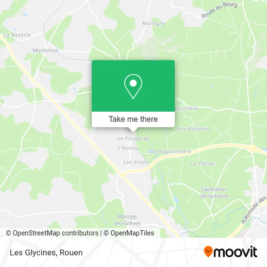 Les Glycines map