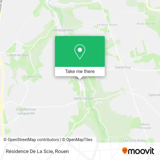 Résidence De La Scie map